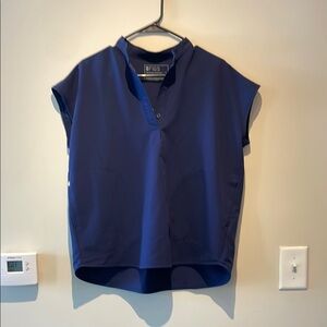 Women's FIGS Rafaela Navy Top